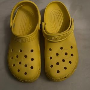 Yellow crocs